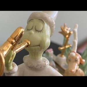 Vintage Lenox Grinch sled statue